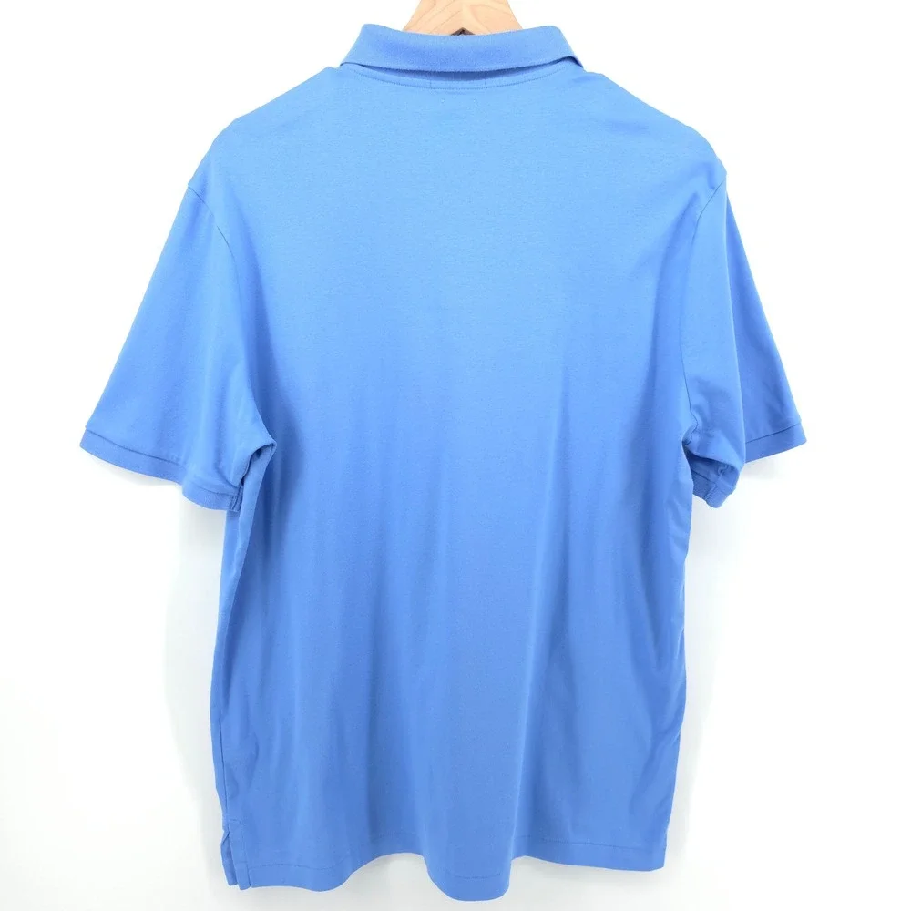 Polo Ralph Lauren Mens Polo Shirt Classic Fit Large Blue Embroidered Logo‎